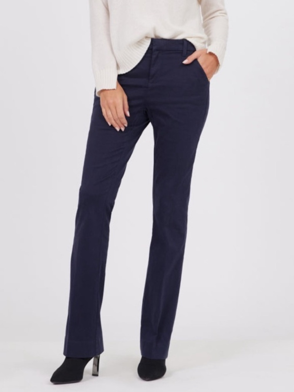 LILA RYAN Jenalyn Bootcut Trousers Navy